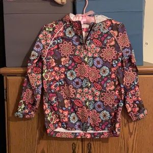 REI Floral Lightweight Raincoat - Size XS (6-7)